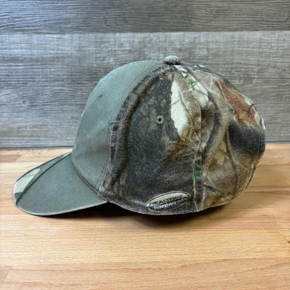 Kansas City Coutry Club Hat Cap Strap Back Brown Green Camo Outdoors‎ Adjustable